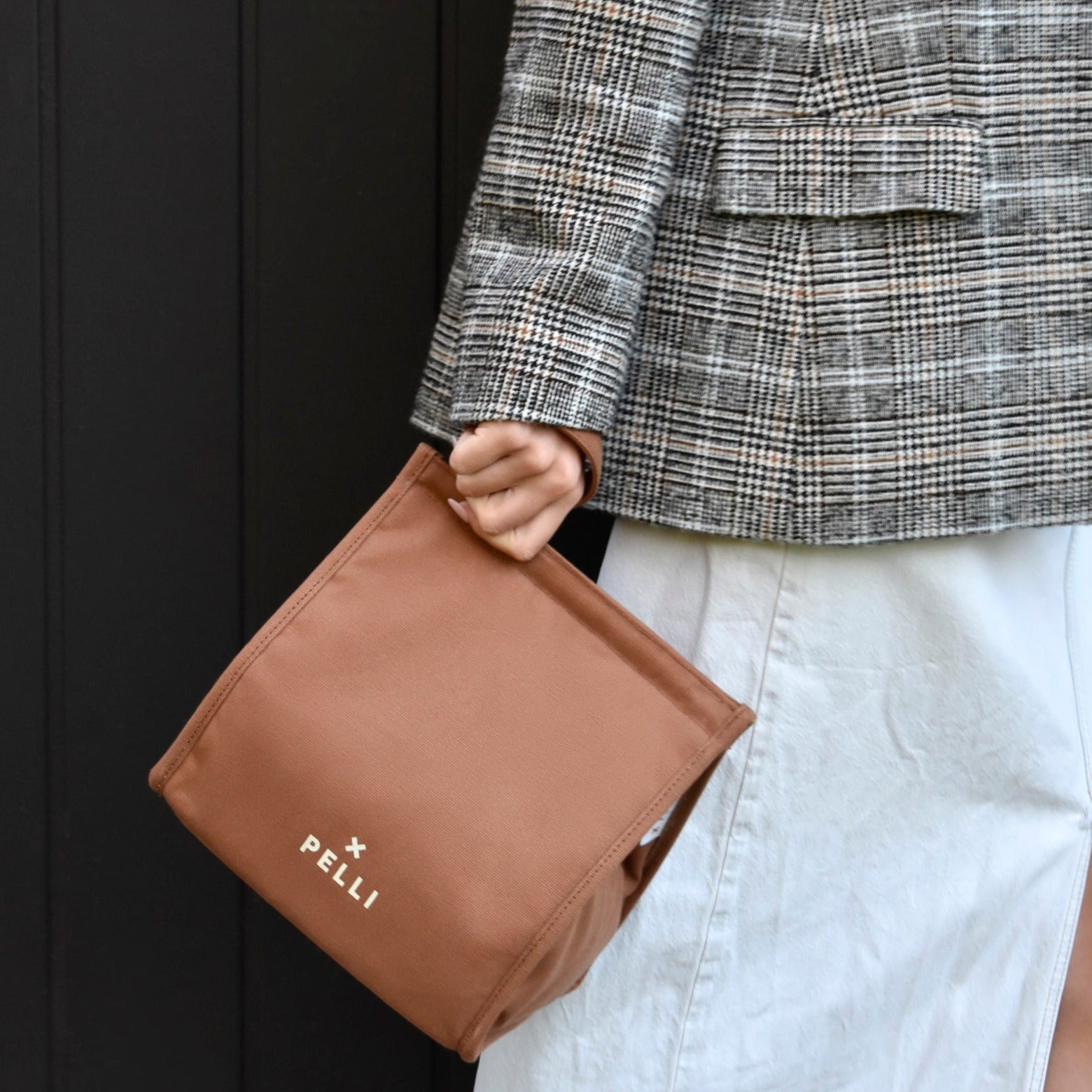 Big Break Canvas Insulated Lunch Bag - Cinnamon Stick